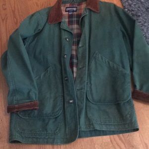 Lands End Field Jacket Vintage Size 
